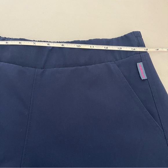 ๐ MOVEMENT Flat Front Scrub Pant Jogger Womens S Navy Blue NWOT - Picture 11 of 13
